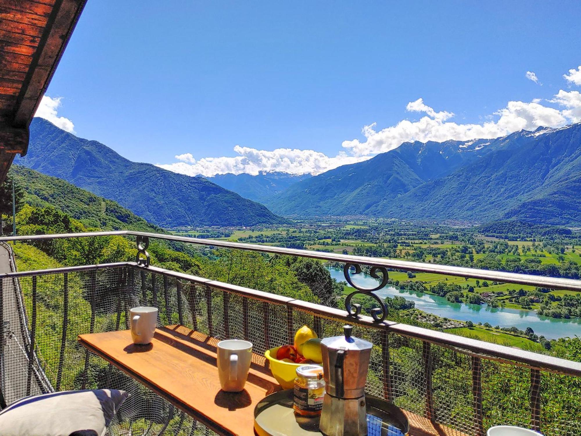 Panorama Ferienwohnung Lorenzo Gera Lario Exteriör bild