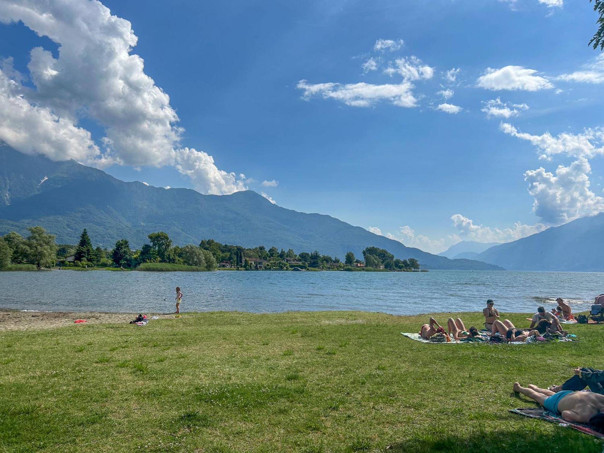 Panorama Ferienwohnung Lorenzo Gera Lario Exteriör bild